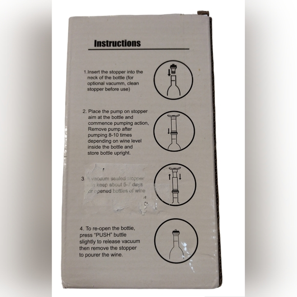 Vacuum Seal Pump Wine Saver - Picture 7 of 8